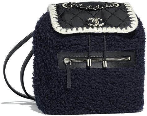 chanel coco neige backpack|chanel black and white handbags.